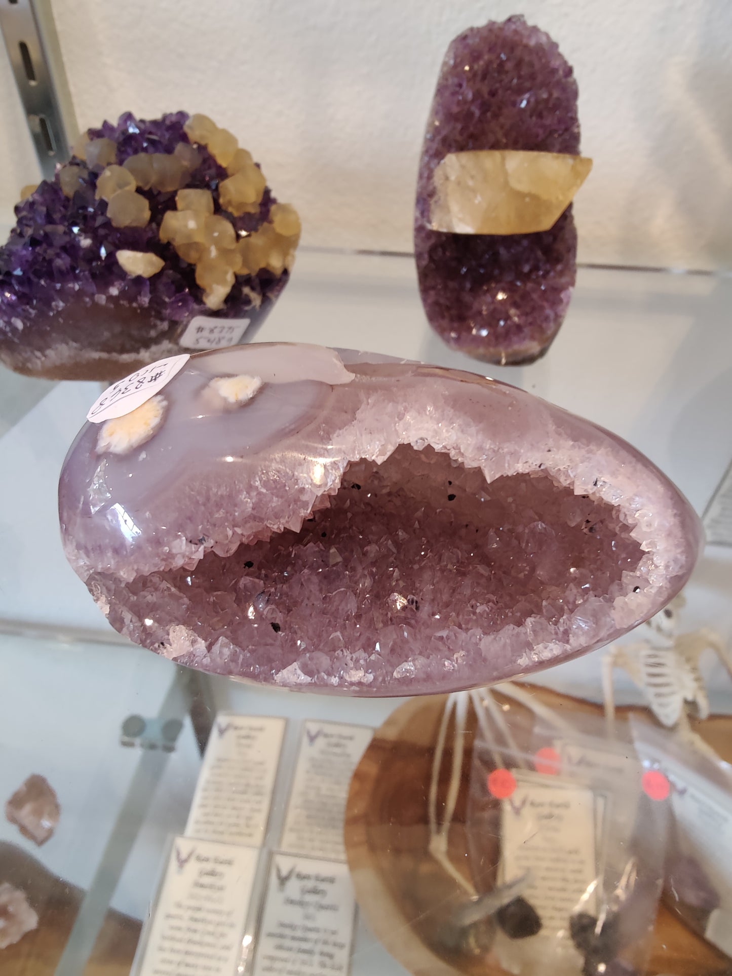 Amethyst Geode Polished "Egg" Sculpture