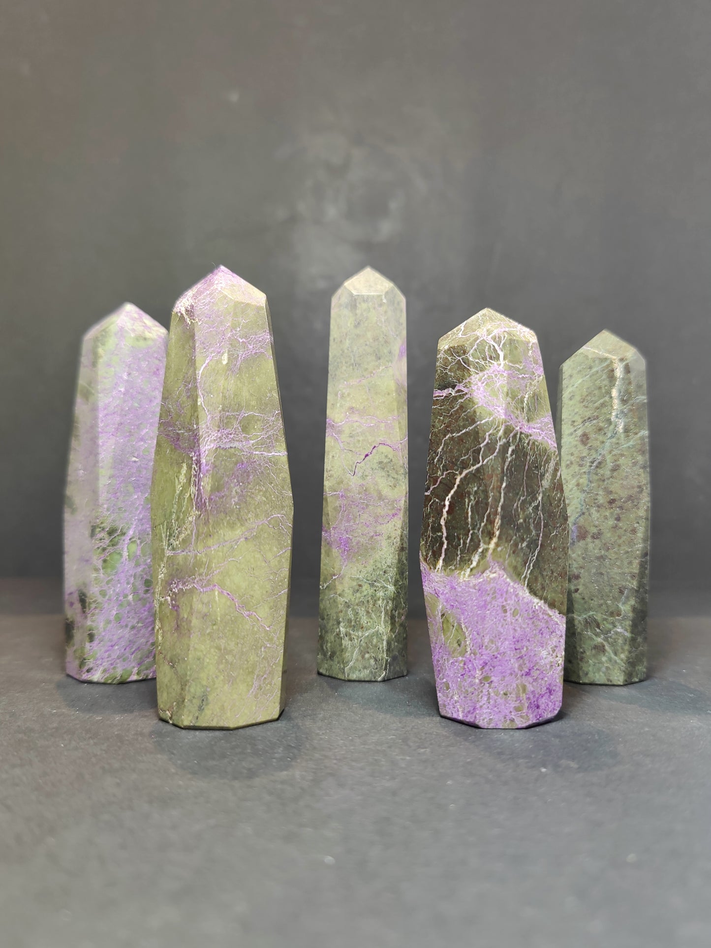 Atlantisite (Stichtite with Serpentine) Polished Tower Sculpture