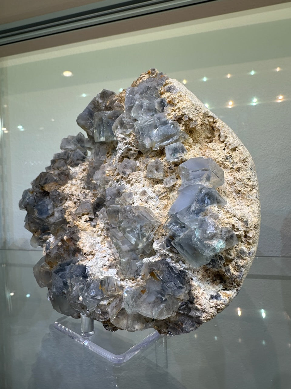 Blue Fluorite on Matrix 1.8 kg