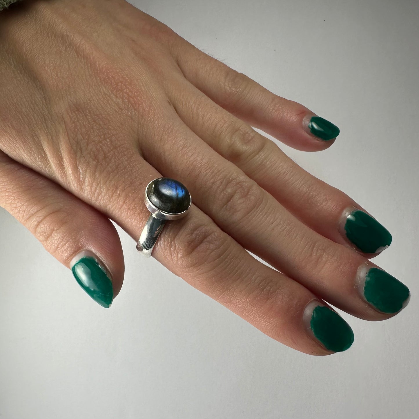 Labradorite Ring - Size 8