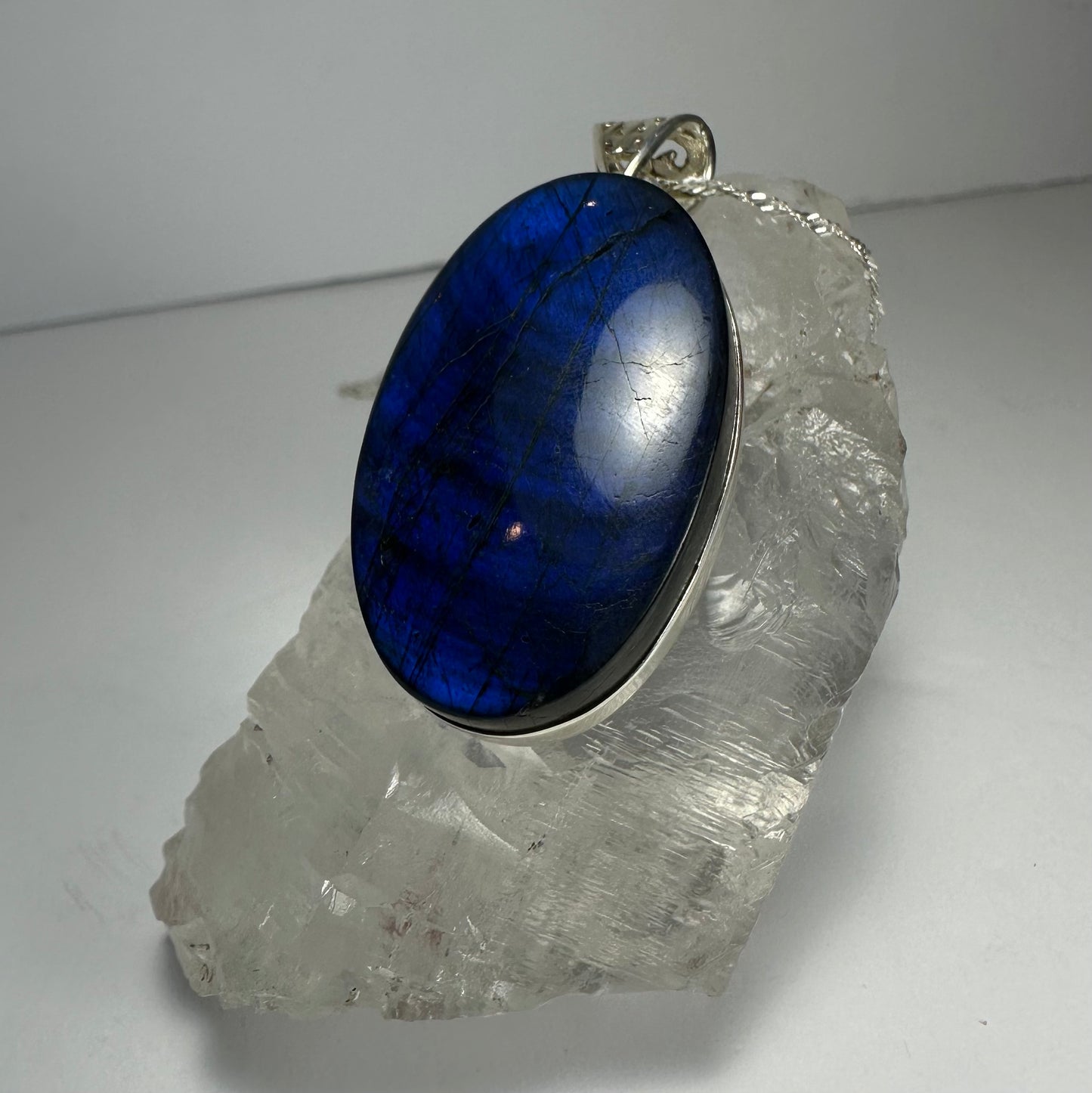 Labradorite Teardrop Pendant