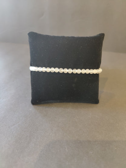 Beaded Stone Bracelet 4mm