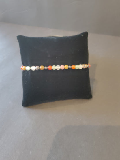 Beaded Stone Bracelet 4mm