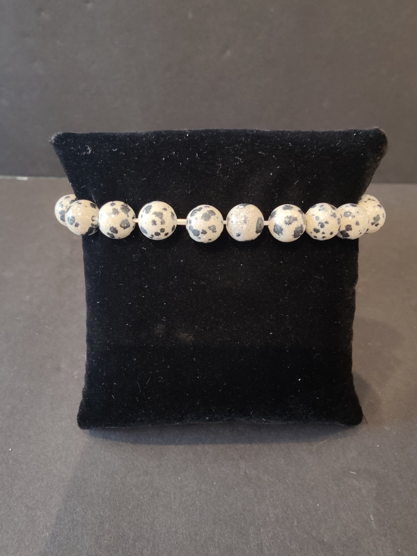 Beaded Stone Bracelet 8mm