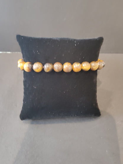 Beaded Stone Bracelet 8mm