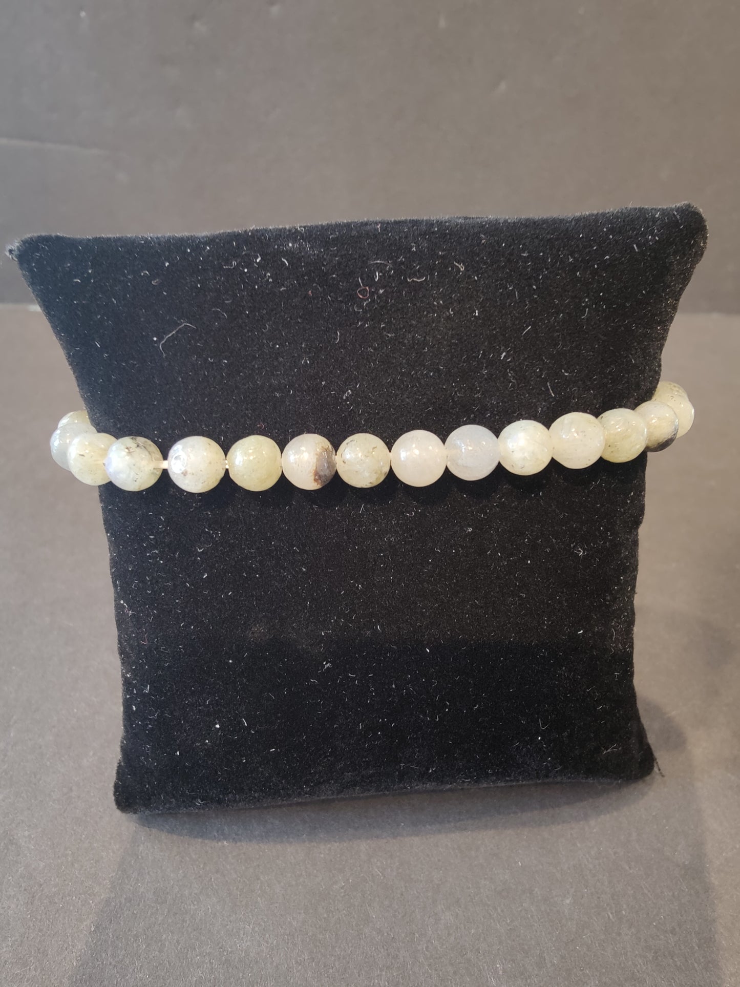 Beaded Stone Bracelet 6mm