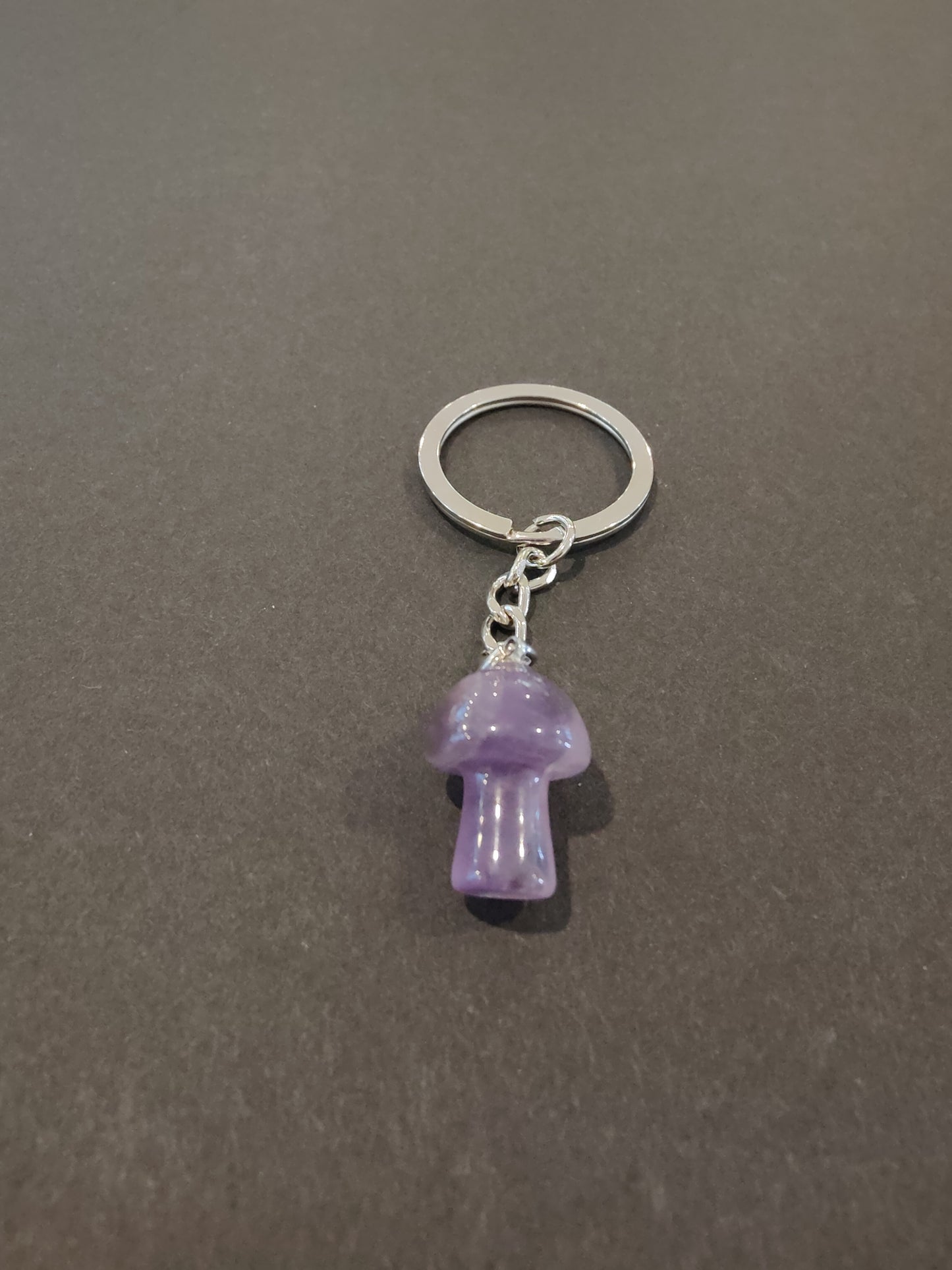 Stone Mushroom Keychain