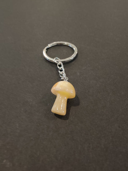 Stone Mushroom Keychain