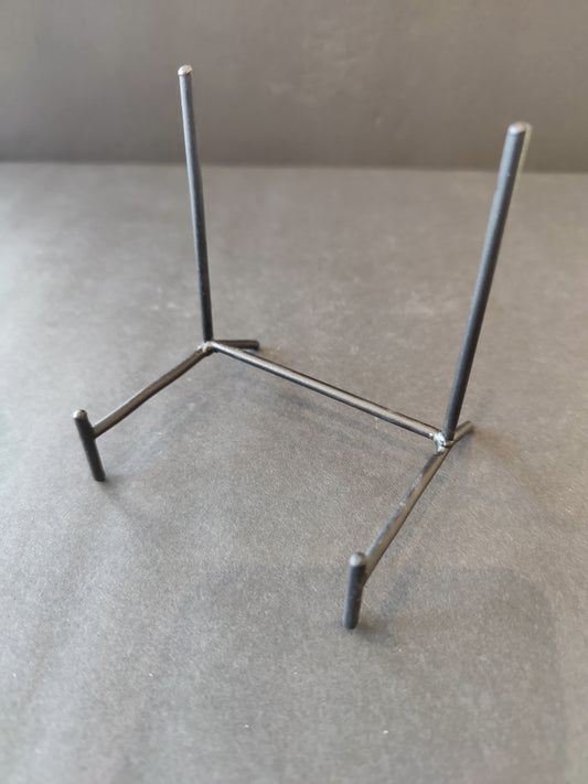 Wrought Iron Black Display Stand 3.5"x2.25"x4"
