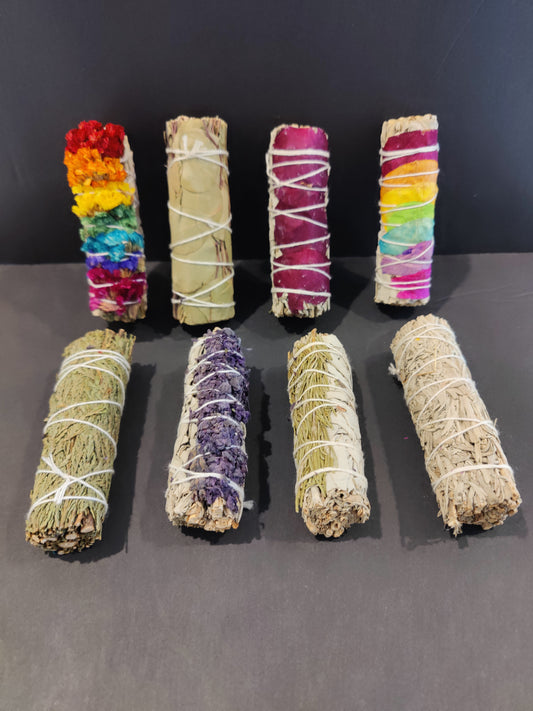 Sage Bundle Smudge Stick 4"