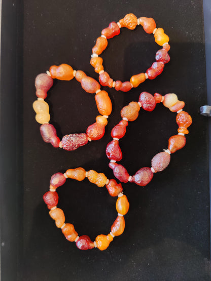 Gobi Desert Agate Beaded Bracelet, Gobi Desert, China