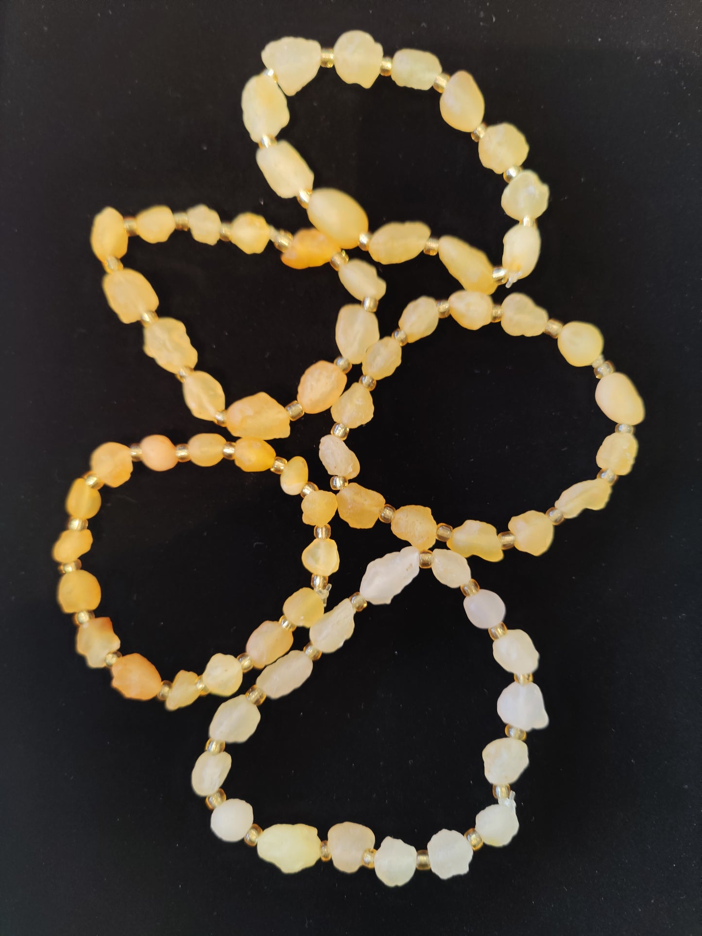 Gobi Desert Agate Beaded Bracelet, Gobi Desert, China