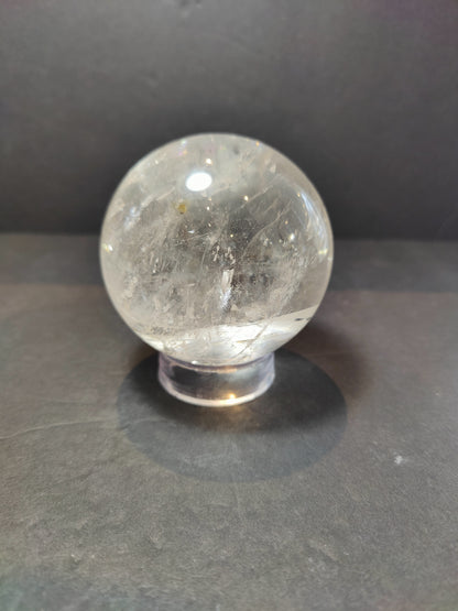 Clear Quartz Polished Sphere Sculpture (Extra Quality)
