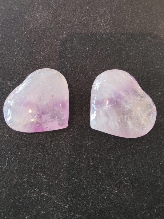 Amethyst Polished Heart Sculpture