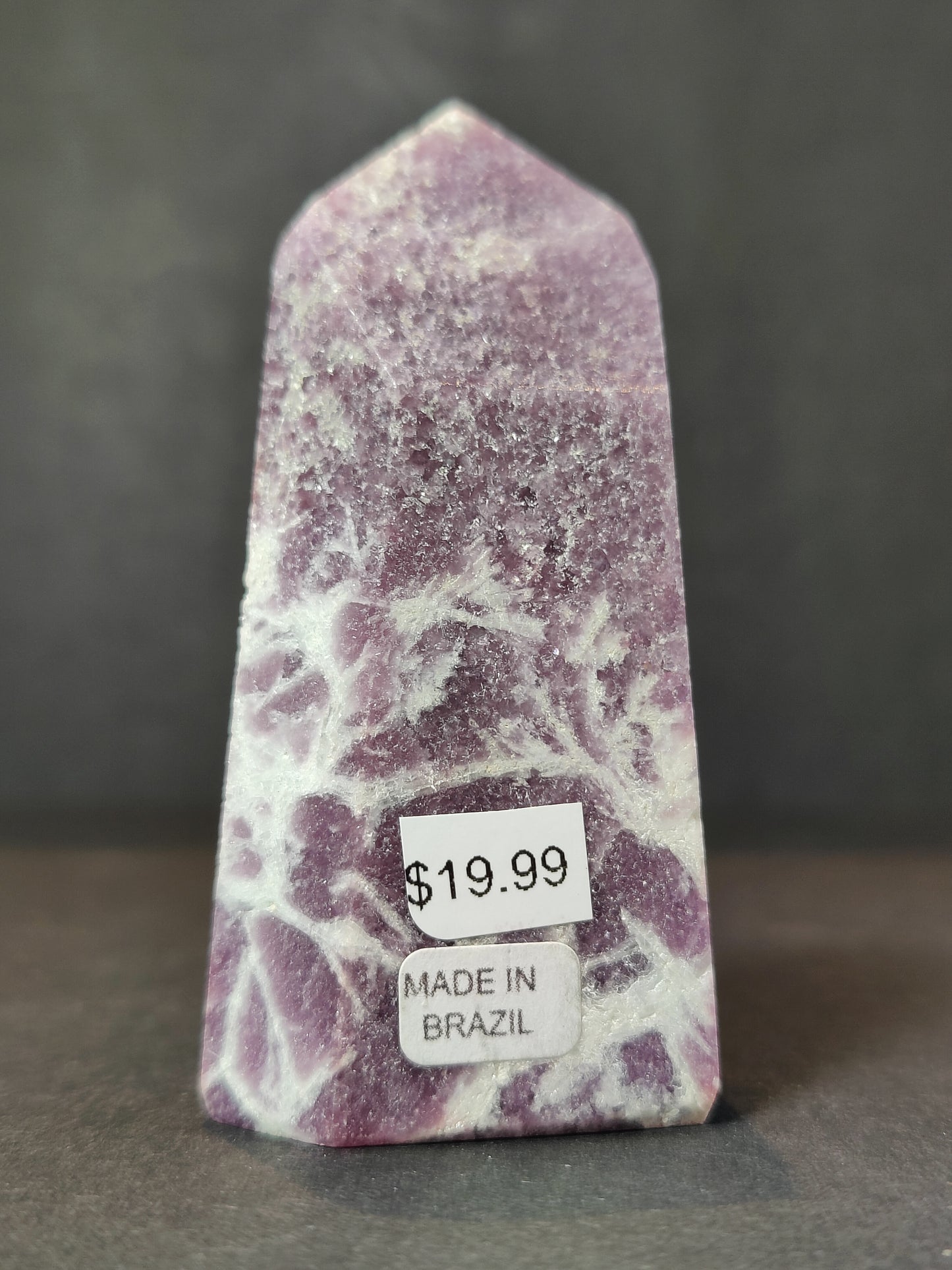 lepidolite Polished Obelisk Tower Sculpture
