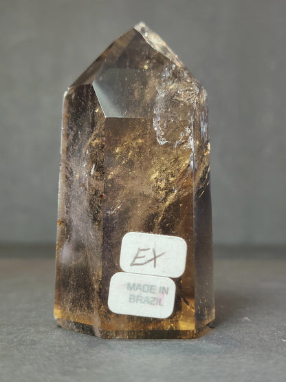 Smoky/Clear Quartz Polished Free Form Sculpture (Extra Quality)