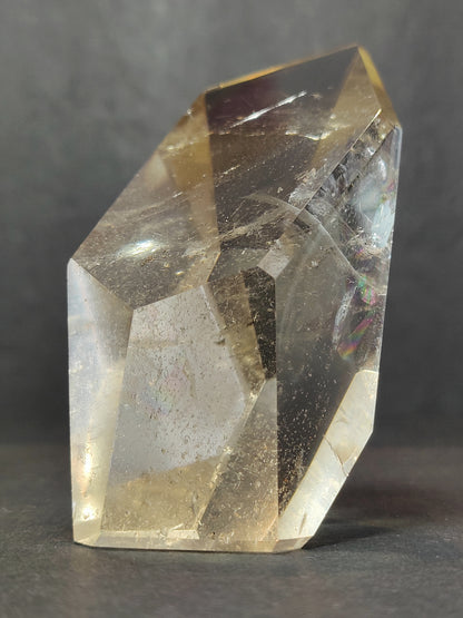 Smoky/Clear Quartz Polished Free Form Sculpture (Extra Quality)