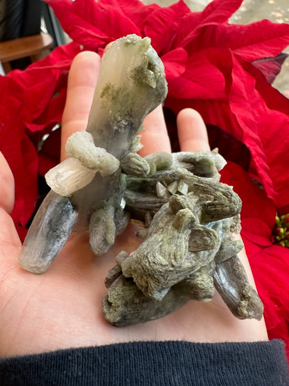 Marshy Stilbite Cluster from India