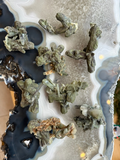 Marshy Stilbite Cluster from India