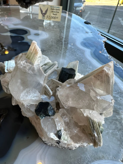 Blue Indicolite Tourmaline on Matrix from Nuristan, Afghanistan