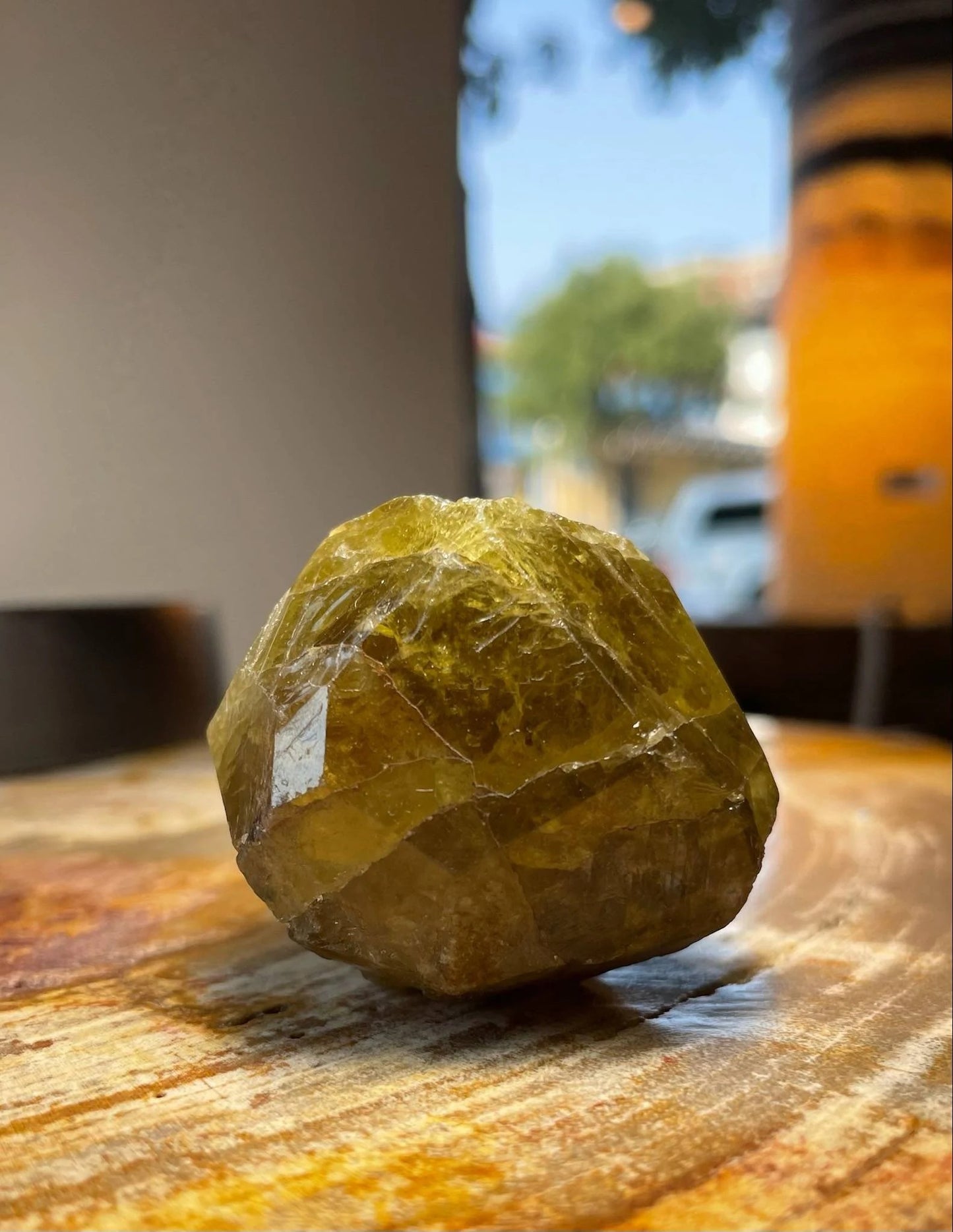 Yellow/Green Grossular Garnet from Kayes Region, Mali, Africa
