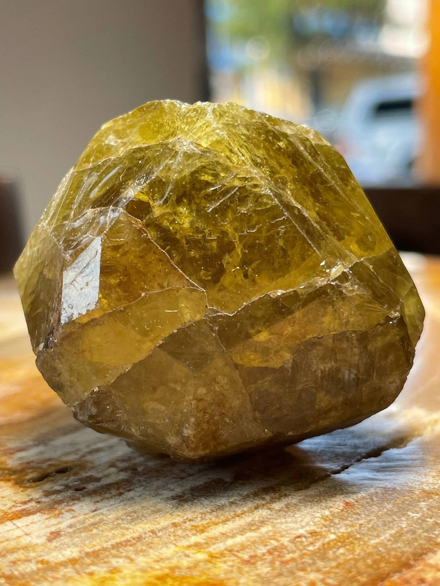 Yellow/Green Grossular Garnet from Kayes Region, Mali, Africa