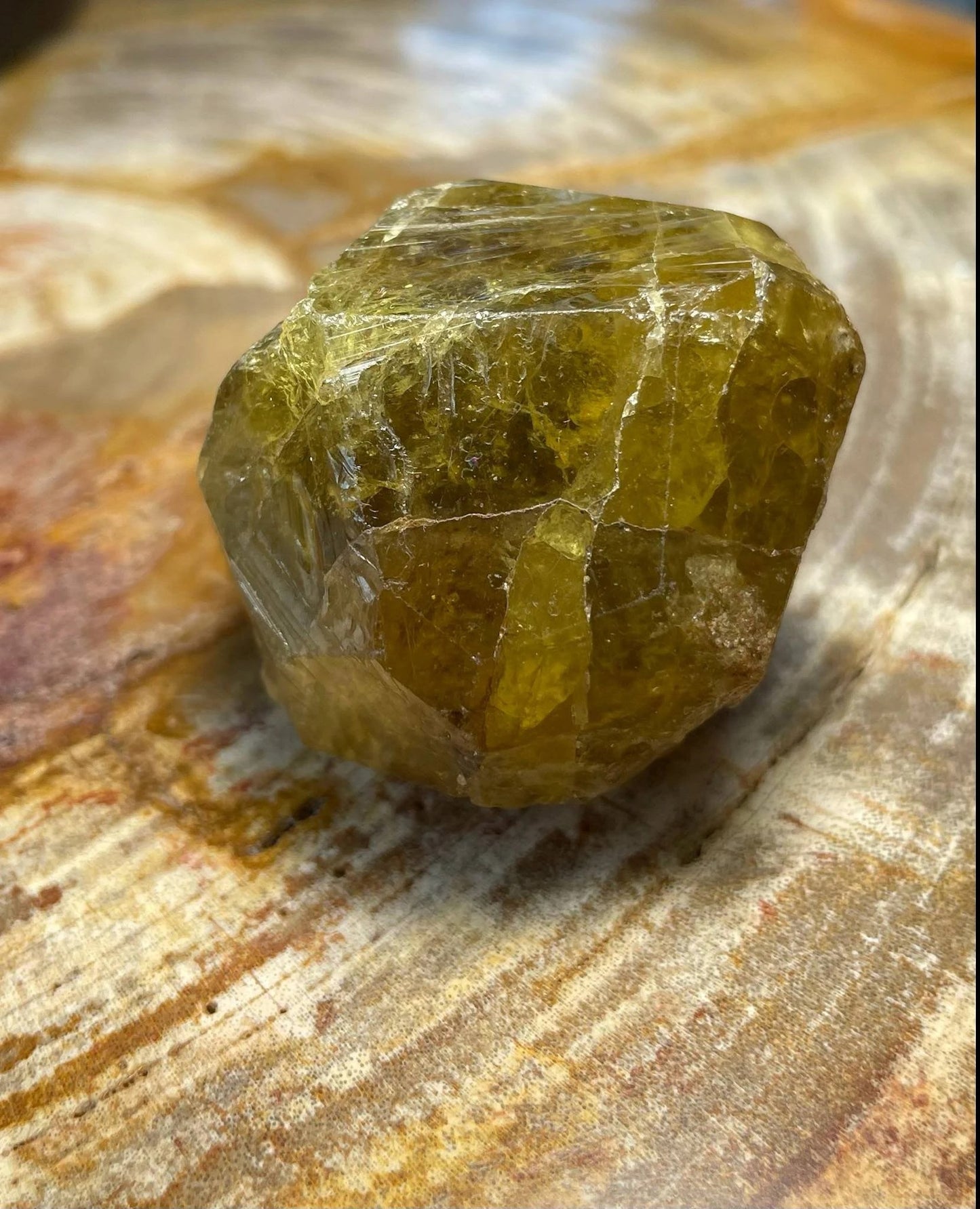 Yellow/Green Grossular Garnet from Kayes Region, Mali, Africa