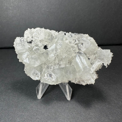 Clear Apophyllite Crystal Cluster Micro Specimen from India