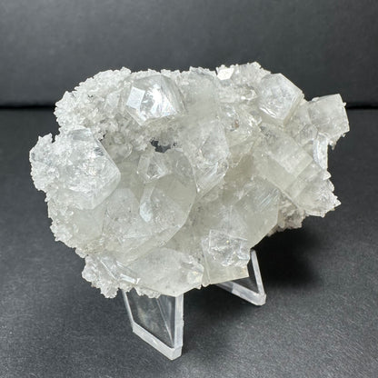 Clear Apophyllite Crystal Cluster Micro Specimen from India