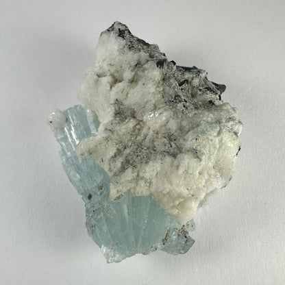 Aquamarine with Albite and Tourmaline Shigar Valley, Skardu, Pakistan