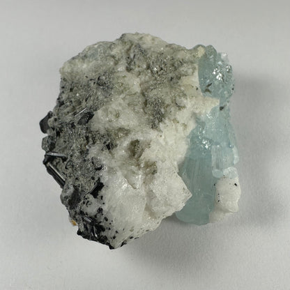 Aquamarine with Albite and Tourmaline Shigar Valley, Skardu, Pakistan