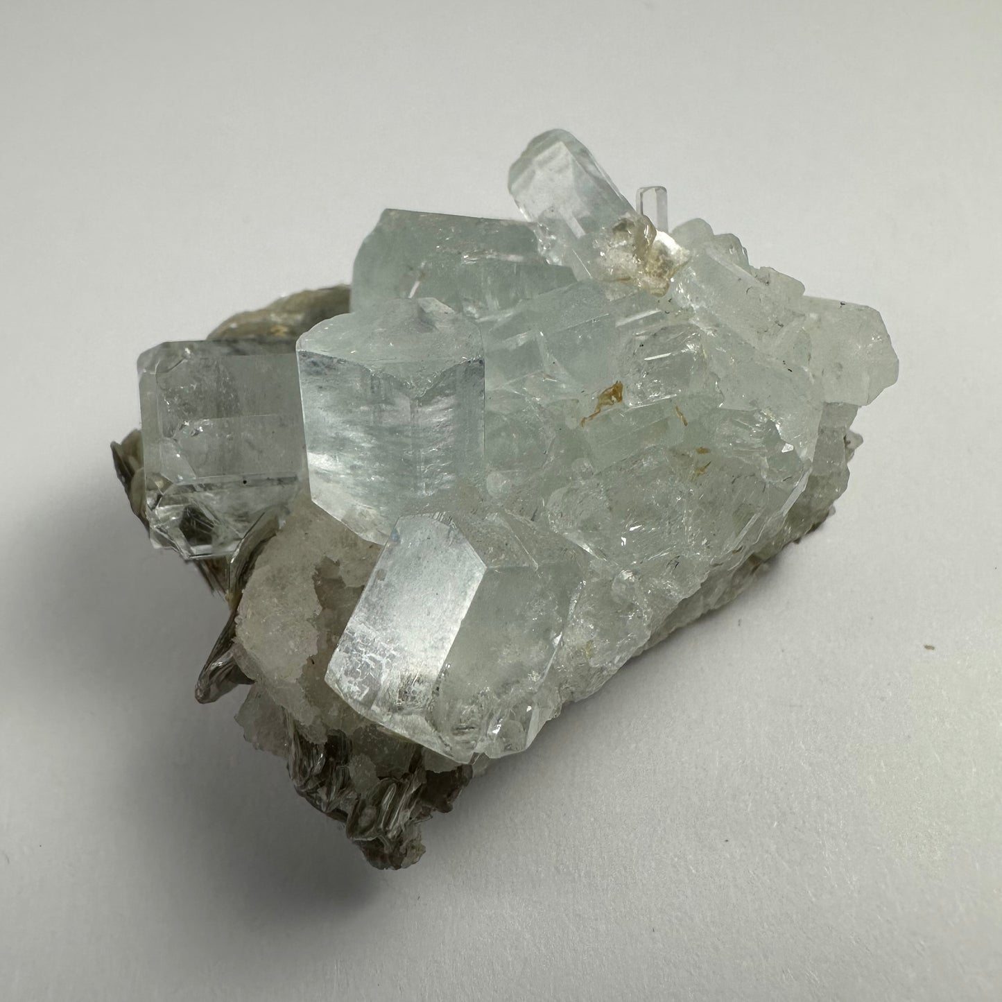 Aquamarine with Muscovite and Albite Shigar Valley, Skardu, Pakistan