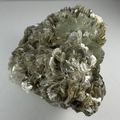 Aquamarine with Muscovite and Albite from Shigar Valley, Skardu, Pakistan