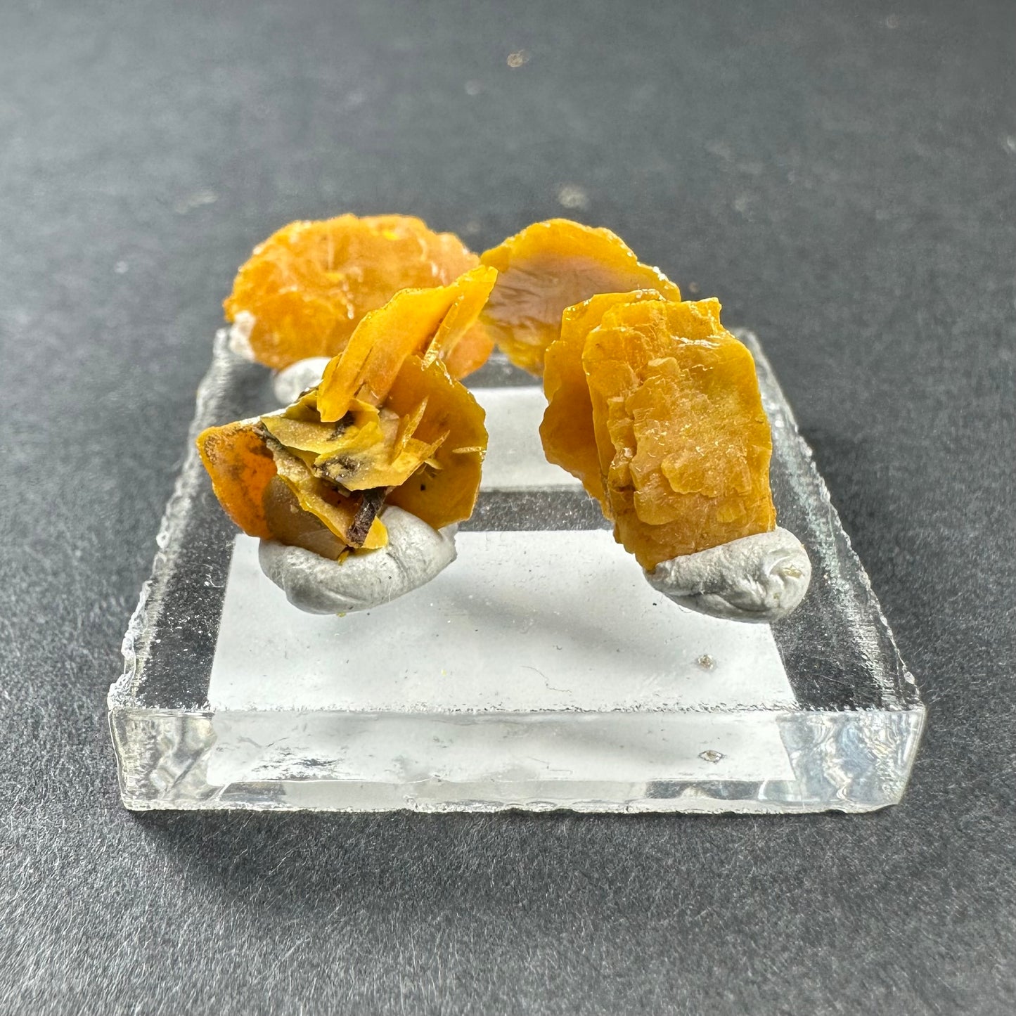 Micro Wulfenite Crystal Clusters