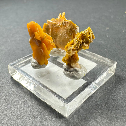 Micro Wulfenite Crystal Cluster