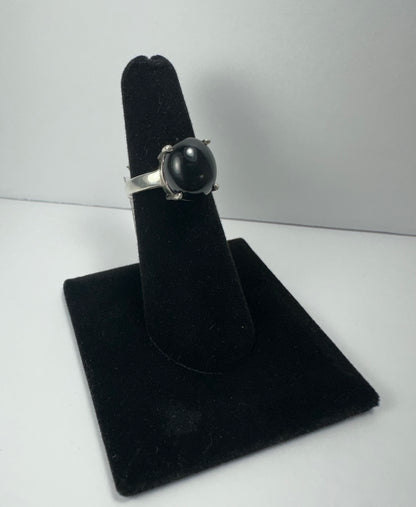 Black Onyx Ring - Size 6