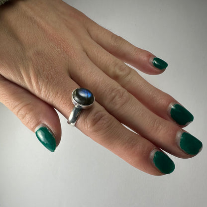 Labradorite Ring - Size 8