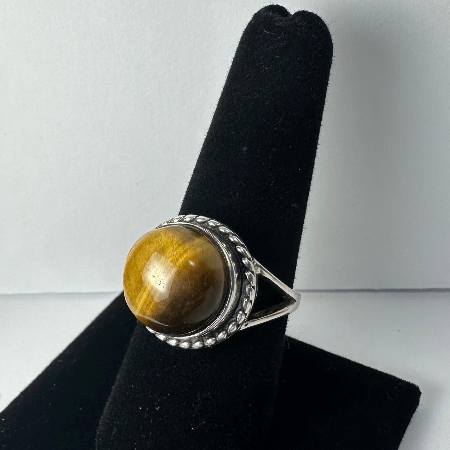 Tiger's Eye Ring - Size 8