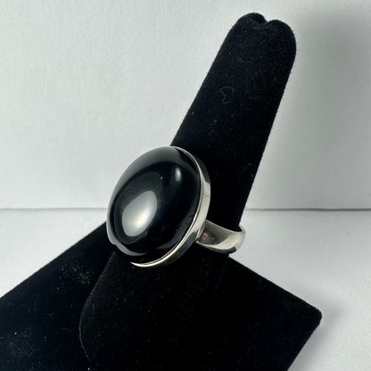 Black Onyx Ring - Size 7.5