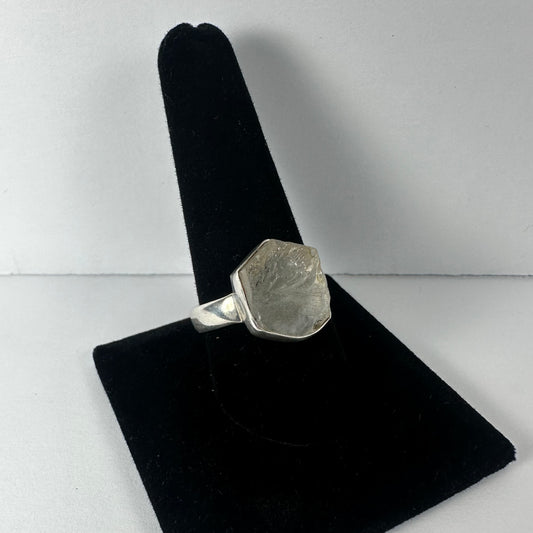 Natural Rough Quartz Ring