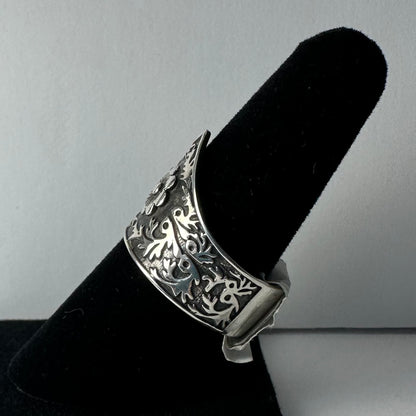.925 Sterling Flower Ring