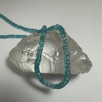 Natural Blue Apatite Necklace