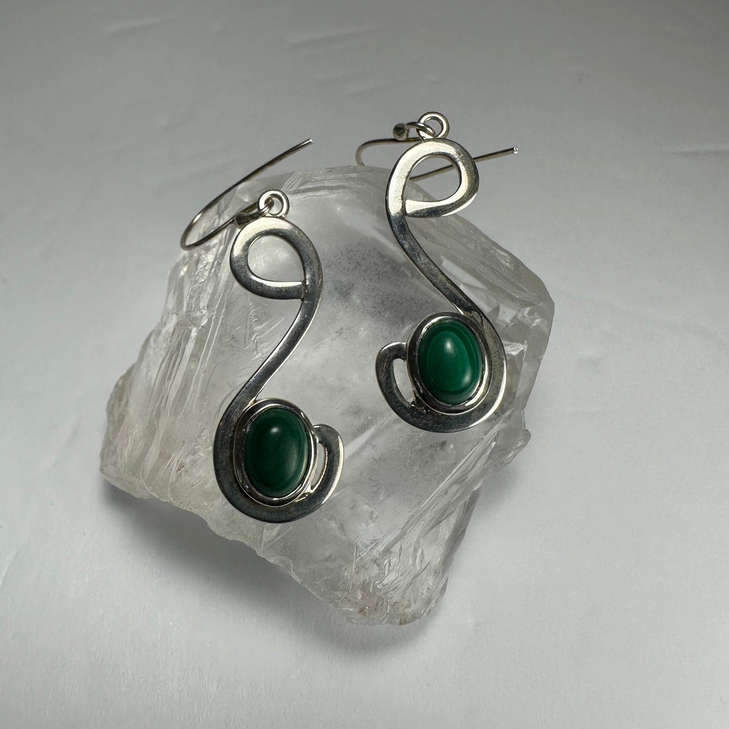 Malachite Earrings