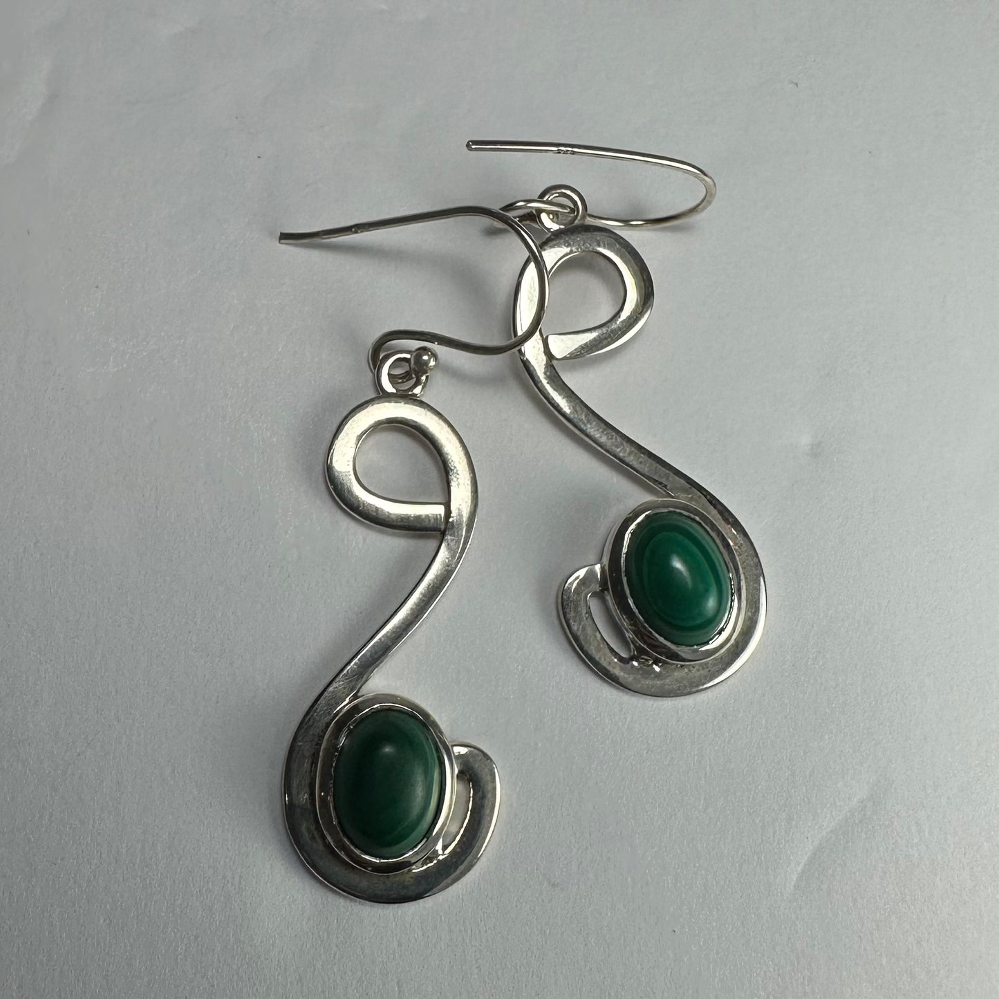Malachite Earrings