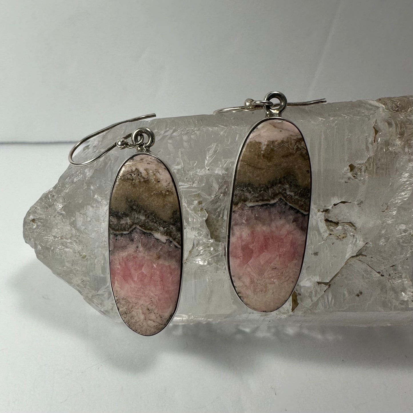 Rhodonite Earring