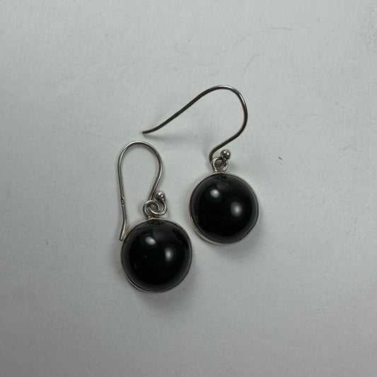 Black Onyx Drop Earrings