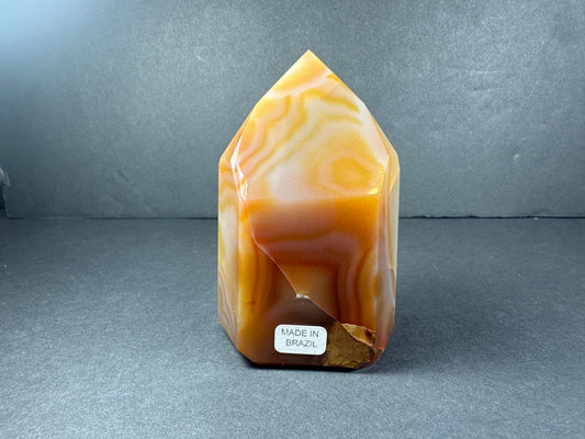 Banded Carnelian Tower from Brazil