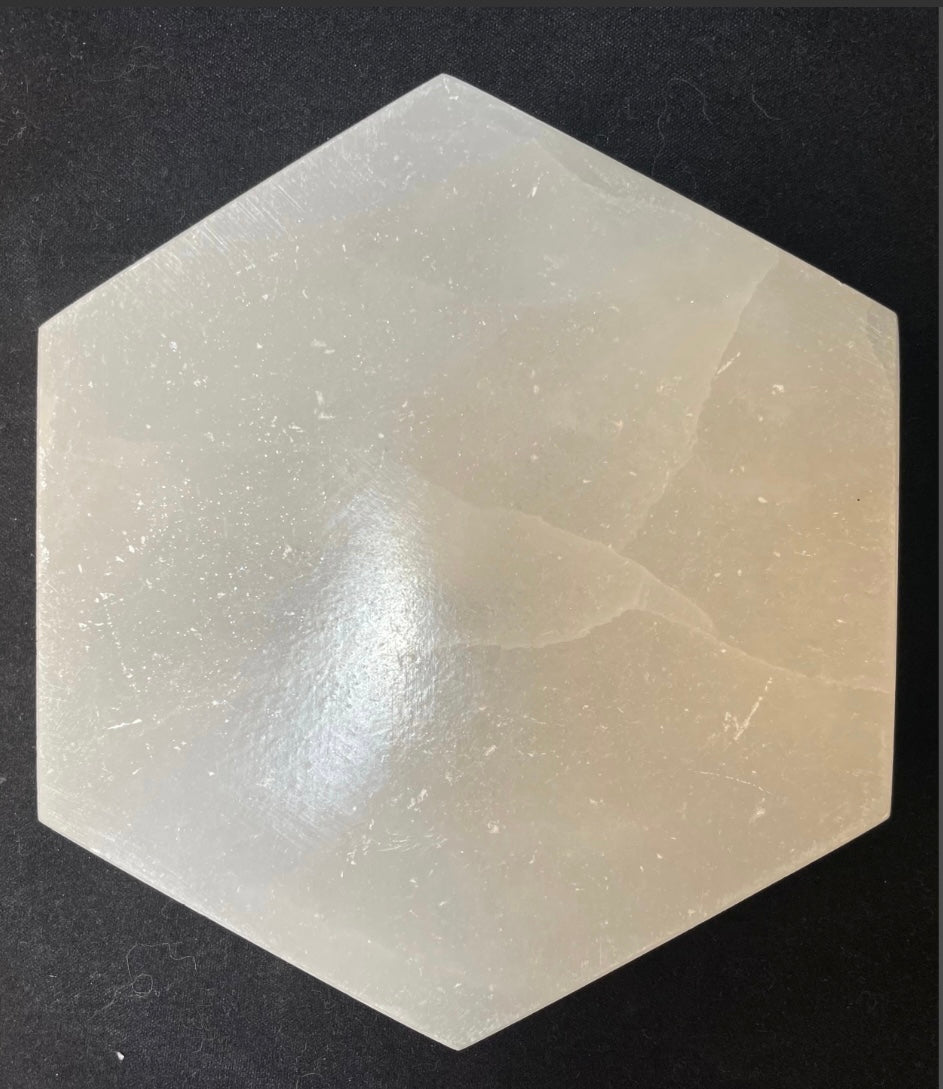 Selenite Crystal Charging Plate 10cm