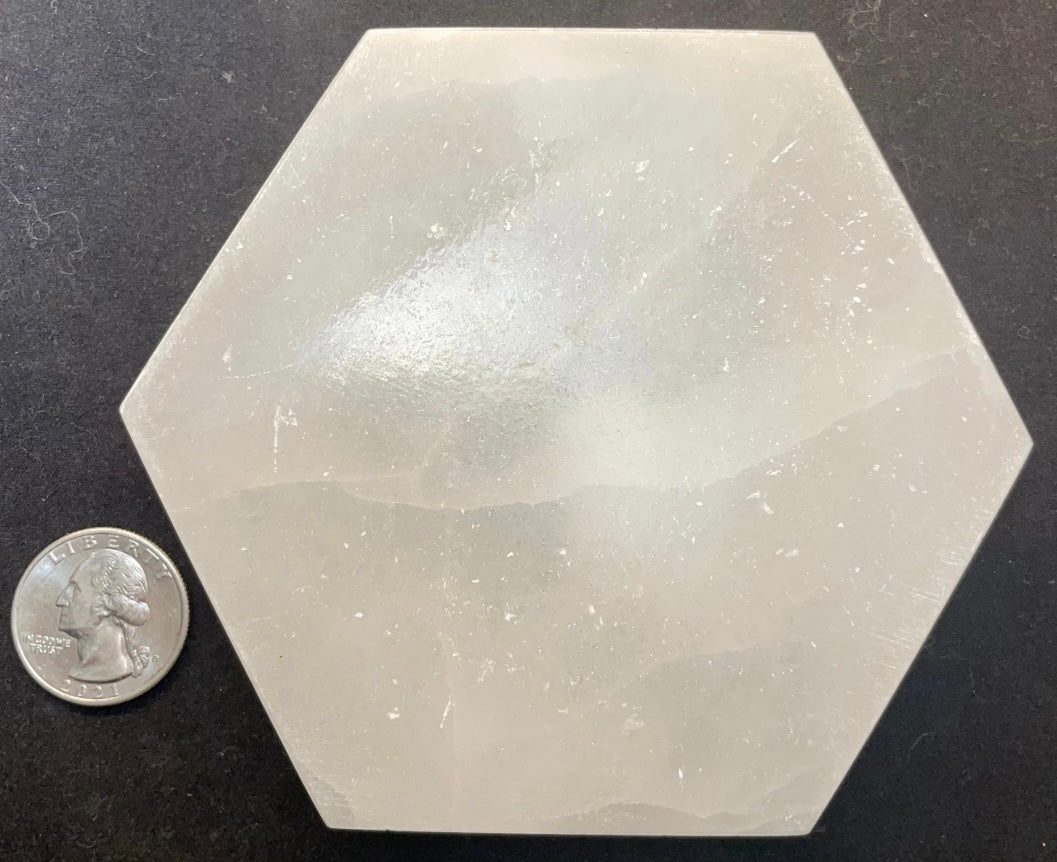 Selenite Crystal Charging Plate 10cm