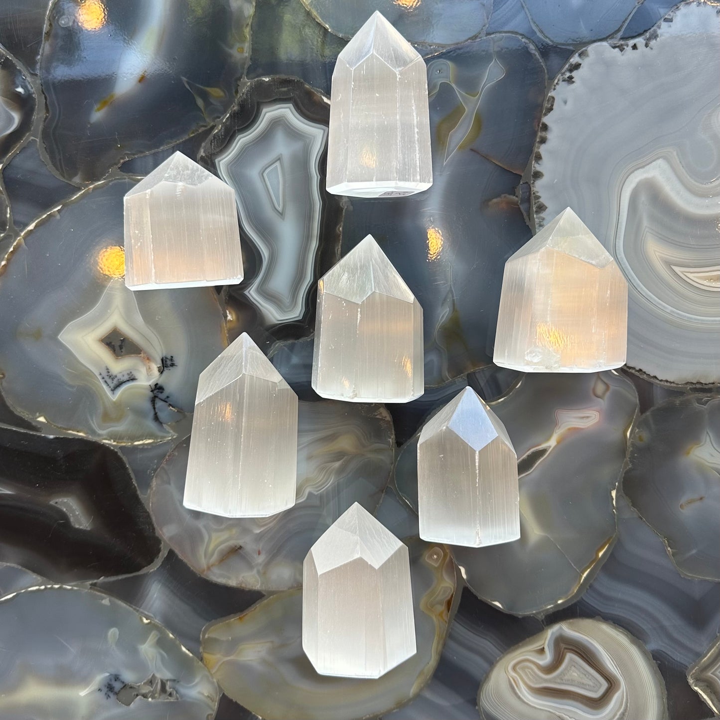 Selenite Obelisk 2.5" - 3"